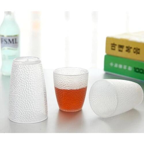 Acrylic PC carbonated beverage cup water bubble juice cup beer cup thick plastic cup