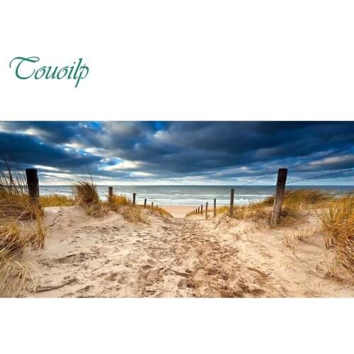 TOUOILP Full Square/Round Drill 5D DIY Diamond Painting "Sandy landscape landscape" 3D Embroidery Cross Stitch Mosaic Home Decor