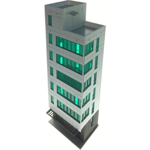 2pcs/lot Architecture Model N Scale Building For N Train Layout