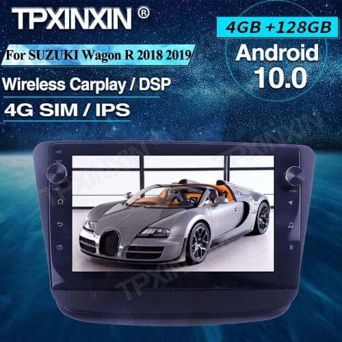 For SUZUKI Wagon R 2018 2019 Car Radio 128G Car Multimedia Player Headunit Radio Car GPS Navigtion Wireless Carplay DSP