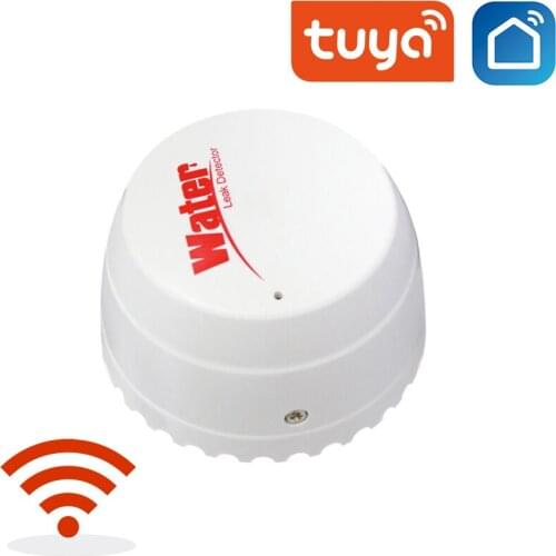 Water Leakage Sensor WIFI Leak Level Alarm Tank Detector Security Overflow Protection Tuya Smart Life App Home Remote Control