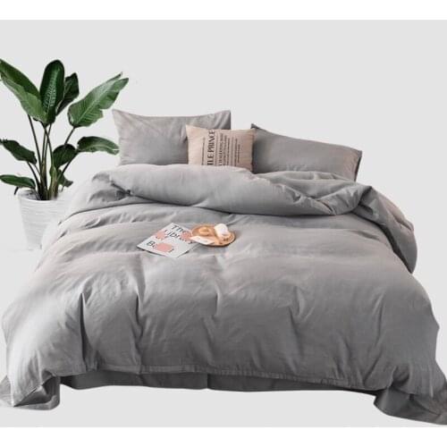 1.2/1.5/1.8/2.0m Home Quilt Cover 4pc Bed Sheet Spring Summer School Dormitory Bedclothes Bedding With Pillow Case Set