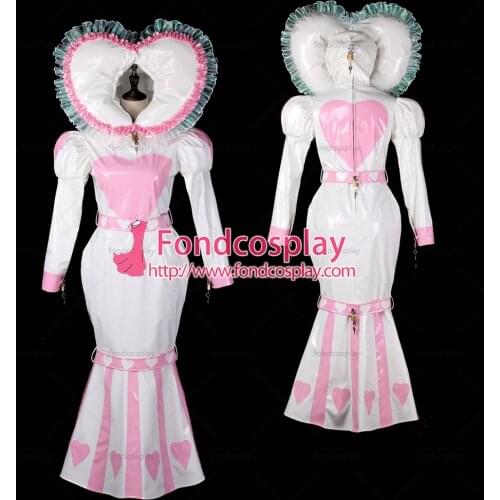 Adult baby sissy maid PVC dress Fishtail lockable Tailor-made[G2397]