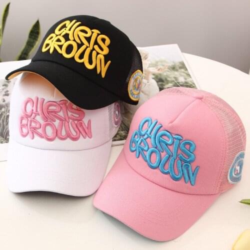 2021 New Best-selling Baseball Cap, Sunscreen, Sunshade, Embroidered Sun Hat, Mesh, Breathable, Fishing, Fashion Womens Caps