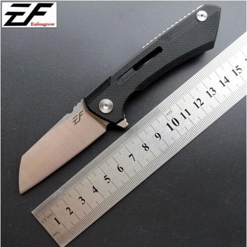 NEW pocket D2 blade ball bearing + G10 handle camping hunting outdoor fruit knife collection tactical pocket survival knife