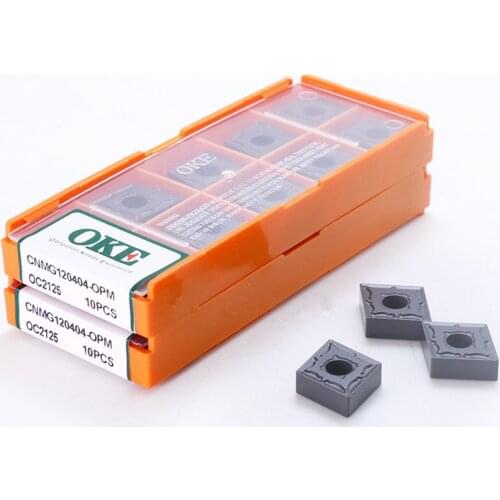 OKE CNMG120404-OPM OC2125/CNMG120408-OPM OC2125/CNMG120412-OPM OC2125 CNMG431 CNMG432 CNMG433 CNC carbide inserts 10PCS/BOX