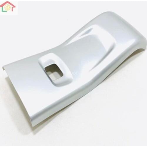 For Chevrolet Trax Tracker 2019 Interior Armrest Rear Row Middle Anti kick Cover USB Panel Trims Carbon Fiber Car Accessories