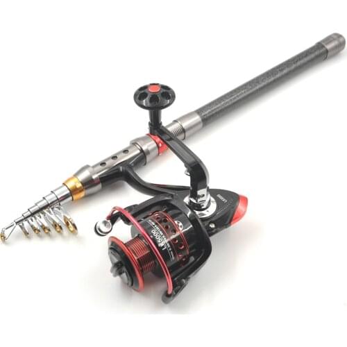 Fishing Rod And Reel1.8-3.6mTelescopic Fishing Rod And Fishing Reel Wheel Portable Travel Fishing Rod Spinning Fishing Rod Combo