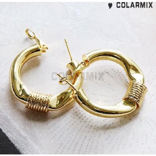 8 pairs Stud Hoop earrings wrap design fashion jewelry accessories for women 51081