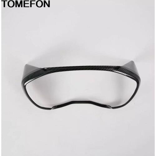 TOMEFON For Subaru Forester SK 2018 2019 2020 Front Dashboard Display Panel Decoration Sticker Cover Trim InteriorAccessoriesABS