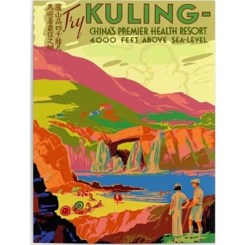 Home Decoration Hd Print Pictures Wall Artwork Modular Vintage Travel Poster China Canvas Painting For Living Room No Framework