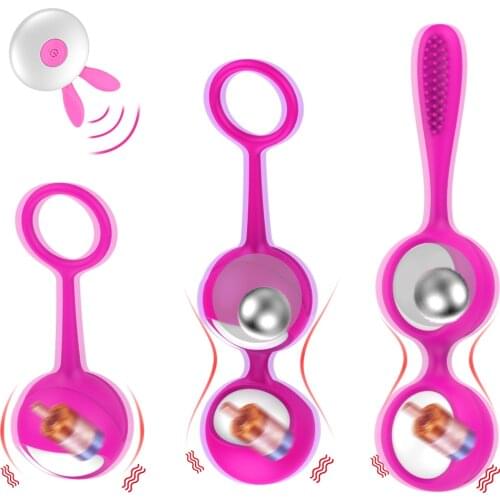 Wireless Remote Eggs Vibrator Vaginal Ball Sex Toy For Women 12frequency Vibrating Jump Eggs Kegel Vaginal Tighten Training Ball