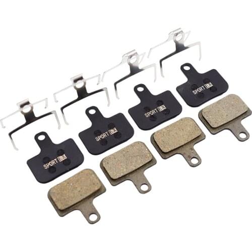 Bicycle Disc Brake Pads for SRAM&AVID DB1, DB3, DB5 and LEVEL Hydraulic Disc Brake, RESIN Semi-Metallic, 4 Pairs