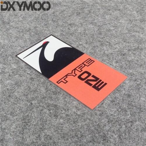 Car Styling Vinyl Decal Motorcycle Oil Tank Body Sticker Bumper for Spoon Sports TYPE ONE 14cmx7cm