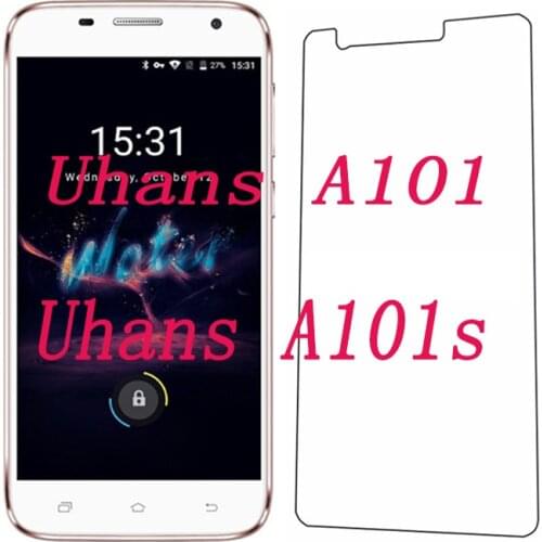 2PCS Smartphone Tempered Glass 9H Explosion-proof Protective Film Screen Protector mobile phone for Uhans A101s / A101
