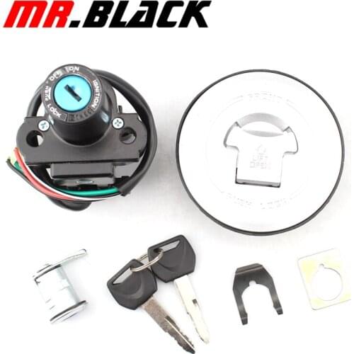 Fuel Tank Cover Cap Lock With Ignition Switch Lock FOR Honda CB500 CBR500R CB500F CB500X CB600 (Hornet) 35010-KYJ-900