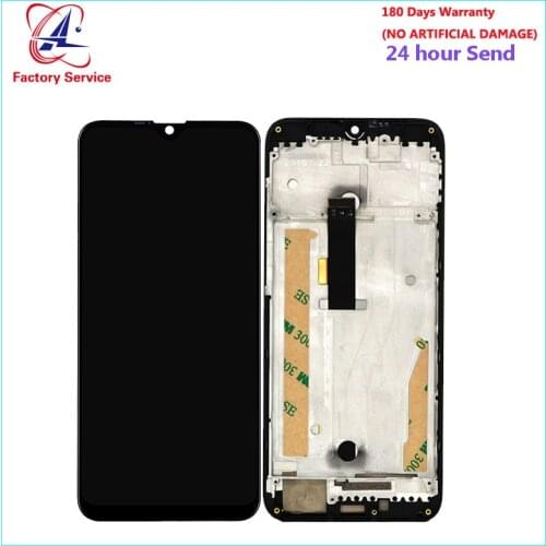 For Ulefone Power 6 LCD Screen Display+Touch Screen Digitizer Sensor Assembly Replacement With Frame For Ulefone Power 6