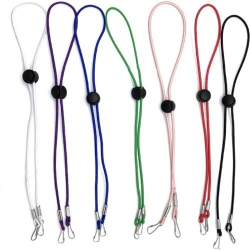 A 10Pcs Adjustable Length Mask Extension Masks Lanyard Holder Handy Traceless Neck Ear Hanging Rope Hook Mask Tools