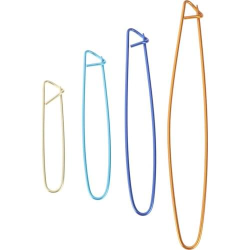 Aluminum Steel Knit Holders Knitting Needles Markers Craft Crochet Hook Locking Stitch Seam 1Pc DIY Sewing Accessories