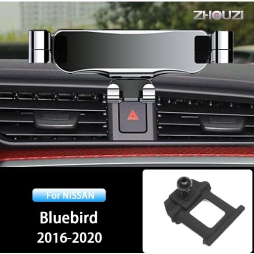 Car Mobile Phone Holder For Nissan Bluebird 2016 2017 2018 2019 2020 Air Vent Stand GPS Gravity Navigation Bracket Accessories