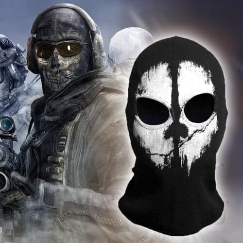 CS GO Mayitr Halloween Ghost Skull Motorcycle Balaclava Mask Cycling Full Face Game Cosplay Mask Protection