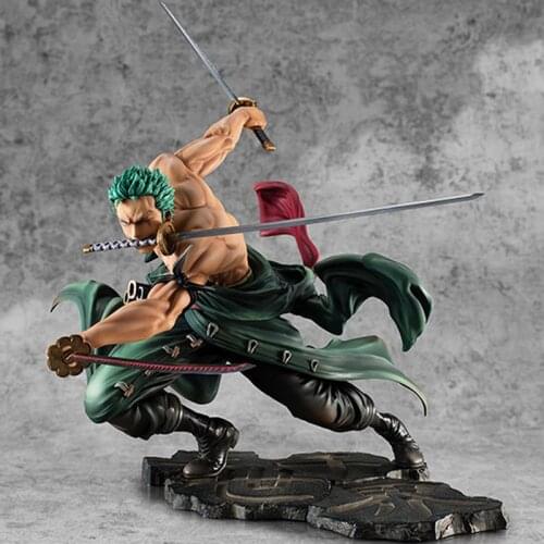 18cm Anime Figure Model Roronoa Zoro 1/8 Three-blade Sa-maximum Manga Anime Statue Pvc Action Figure Collection Model Toys Gift
