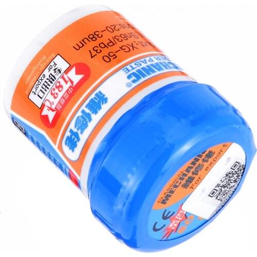 XG-50 Soldering Welding Flux Paste Grease Sn63/Pb37 25-45um Solder Paste For Mobile Phone Repair BGA Welding Mayitr