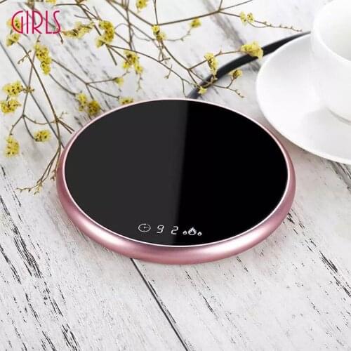 18W 220V Digital Display 55 Degree Tea Warmer Milk Water Cup Warmer Heater Pad Heating Base Teapot Holder Insulation Base