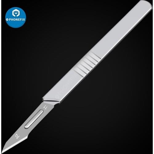 10pcs Blades PCB Scalpel For iPhone iPad Smartphone BGA PCB DIY Repair Film Screen Steel Graver Cutting Repair Hand Tool Sets
