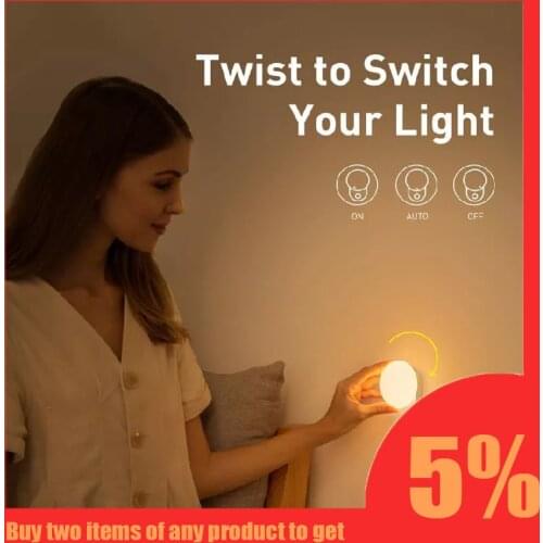 Baseus Moon Induction Night Lights Wall-Hung Lamp For Bedroom Super Durable Desk Lamp USB Charging Sunset Lamp Cute Room Decor