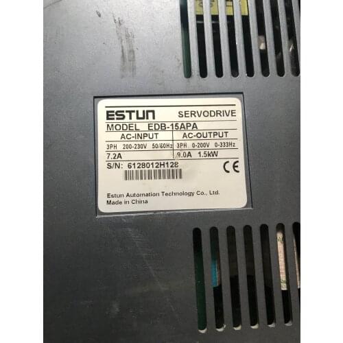 EDB-15APA 1.5KW servo driver , used one , 90% appearance new , test goods , free shipping