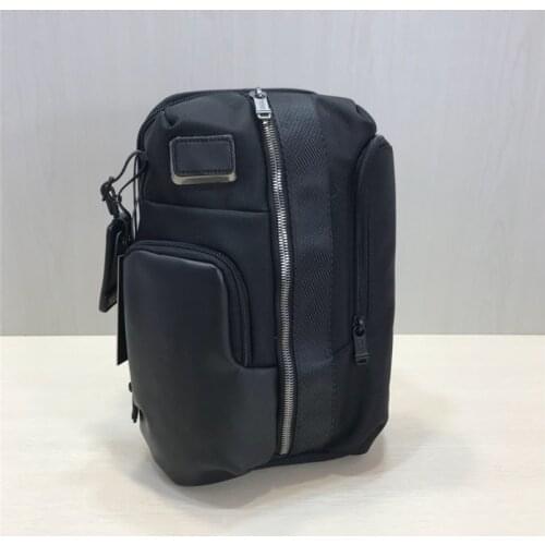 Mens New Ballistic Nylon Mens Business Casual Sling Bag Single Shoulder Chest Bag For Tablet PC