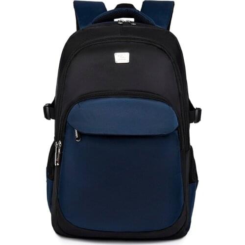 Mens Simple Travel Backpack 2021 New Casual Male Back Pack Waterproof Lightweight Youth Outdoor Street Trend 15.6 Laptop Bag