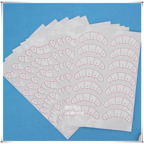 70 pairs/lot under eye pad stickers Students practice stickers eyelash extension tools tip stickers
