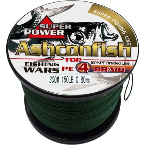 Brands New 0.8mm 150LB multifilament fishing line 300M braided line pe supper strong fiber Braided Wire 4x