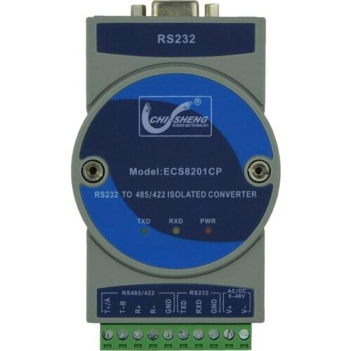 New ECS8201CP Industrial Grade 232 to 485 Converter 232 to 422 Bidirectional Communication Magnetic Coupling Isolation