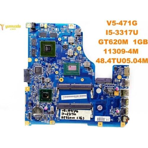 Original for ACER V5-471G laptop motherboard V5-471G I5-3317U GT620M 1GB 11309-4M 48.4TU05.04M tested good free shipping