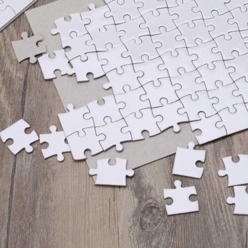 10 Packs Jigsaw Puzzles A4 A5 Sublimation Blanks Puzzles DIY Heat Transfer Craft J60B