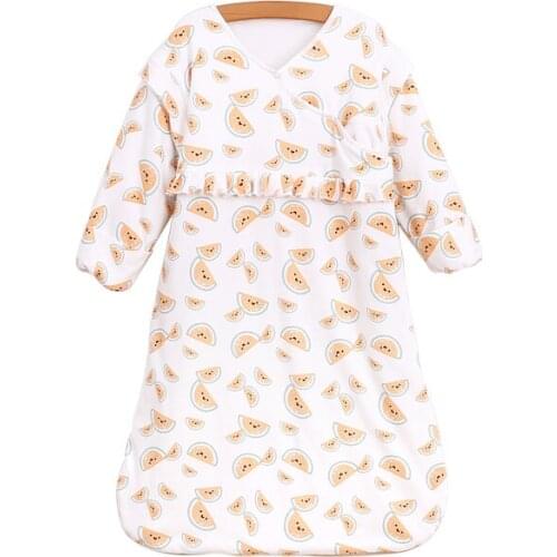 Detachable Sleeves Baby Girl Children Baby Sleeping Bag Cotton Removable Sleeves Baby Sleeper 0-12 Months Baby Sleeping Sack s