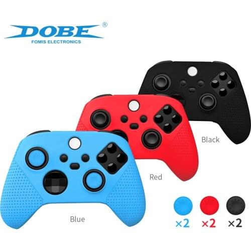 Silicone Case Key For Xbox Series X S Controller Grips Game Gamepad Shell Skin Control Housing Gaming Accessories Grip Case Skin