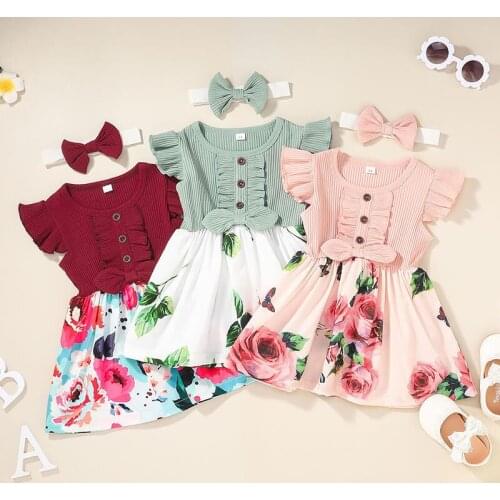 Sunny blue sky Casual Dresses For Girls