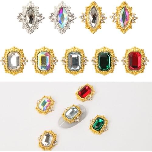 100 pcs Crystal Diamond 3D jewellery japanese nail art decorations top-level quality crystal manicure decorations for DIY Nail