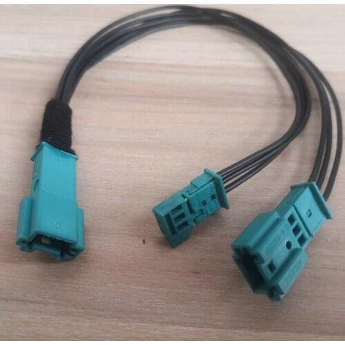 1sets/lot 3 Pin Connector Plug Wire Harness Cable For LED Radio Trim Power For BMW Car 61138377072 61136931929