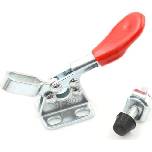 1pcs Anti-Slip Push Pull Hand Tool Toggle Clamp Vertical/Horizontal Toggle Clamp 90kg 198Lbs Quick Release Toggle Clamp