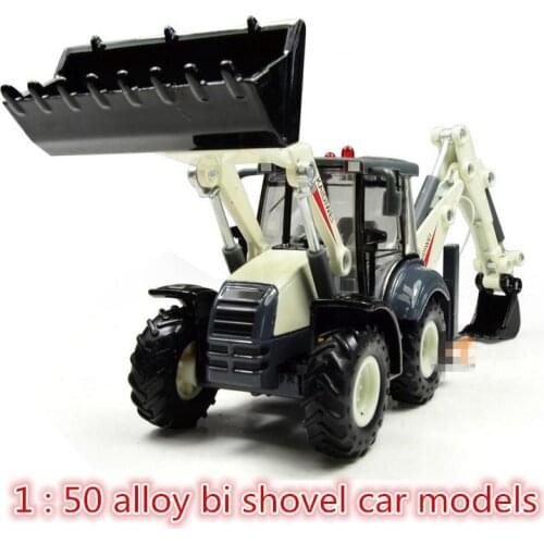 2014 Hot ! 1 : 50 alloy bi shovel Construction vehicles Sliding model Toys,childrens educational toys, free shipping