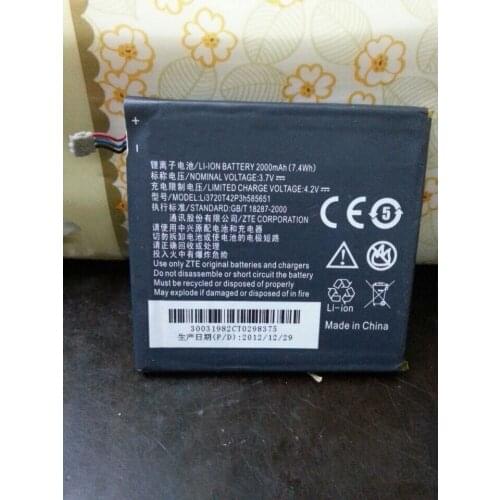 ALLCCX battery mobile battery Li3720T42P3h585651 for ZTE V983 Grand X Pro N880G U930HD U950 U960 S3 V955
