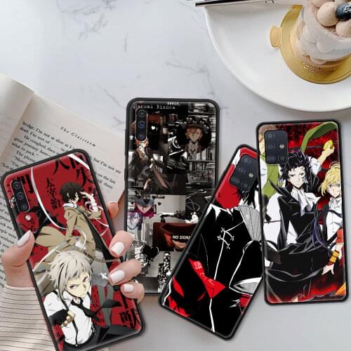 Cover For Samsung A91 A72 A71 A52 A51 A42 A41 A32 A31 A21s A21 A12 A11 A02s A02 A01 Shell Case bungou stray dogs Dazai Osamu