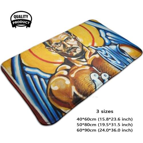 Iconography : Arpad Miklos Door Mat Foot Pad Home Rug Icon Religious Star Suicide Matyr Bdsm Iconography Religion Worship Angel