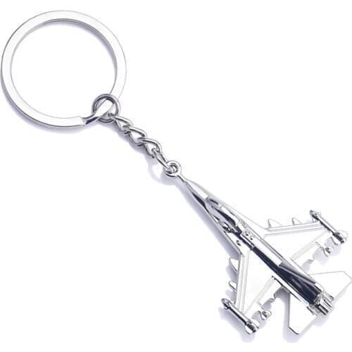 Creative Keychain Airplane Keyring F22 Mirage Fighter Keychain