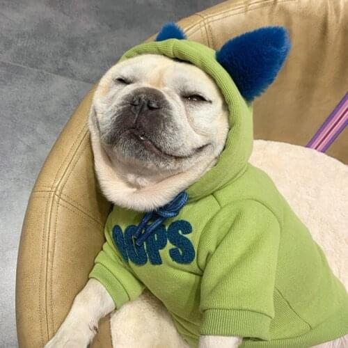 Cute Dog Hoodie Winter Dog Coat Jacket Fat Dogs Costume Pet Clothes for Medium Large Dogs Chihuahua French Bulldog Ropa Perro